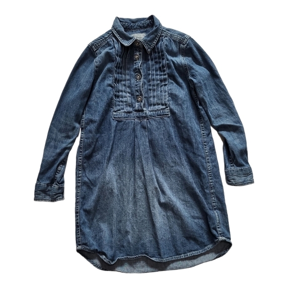 Polo Ralph Lauren Denim Shirt Dress Girls Size 5Back To School